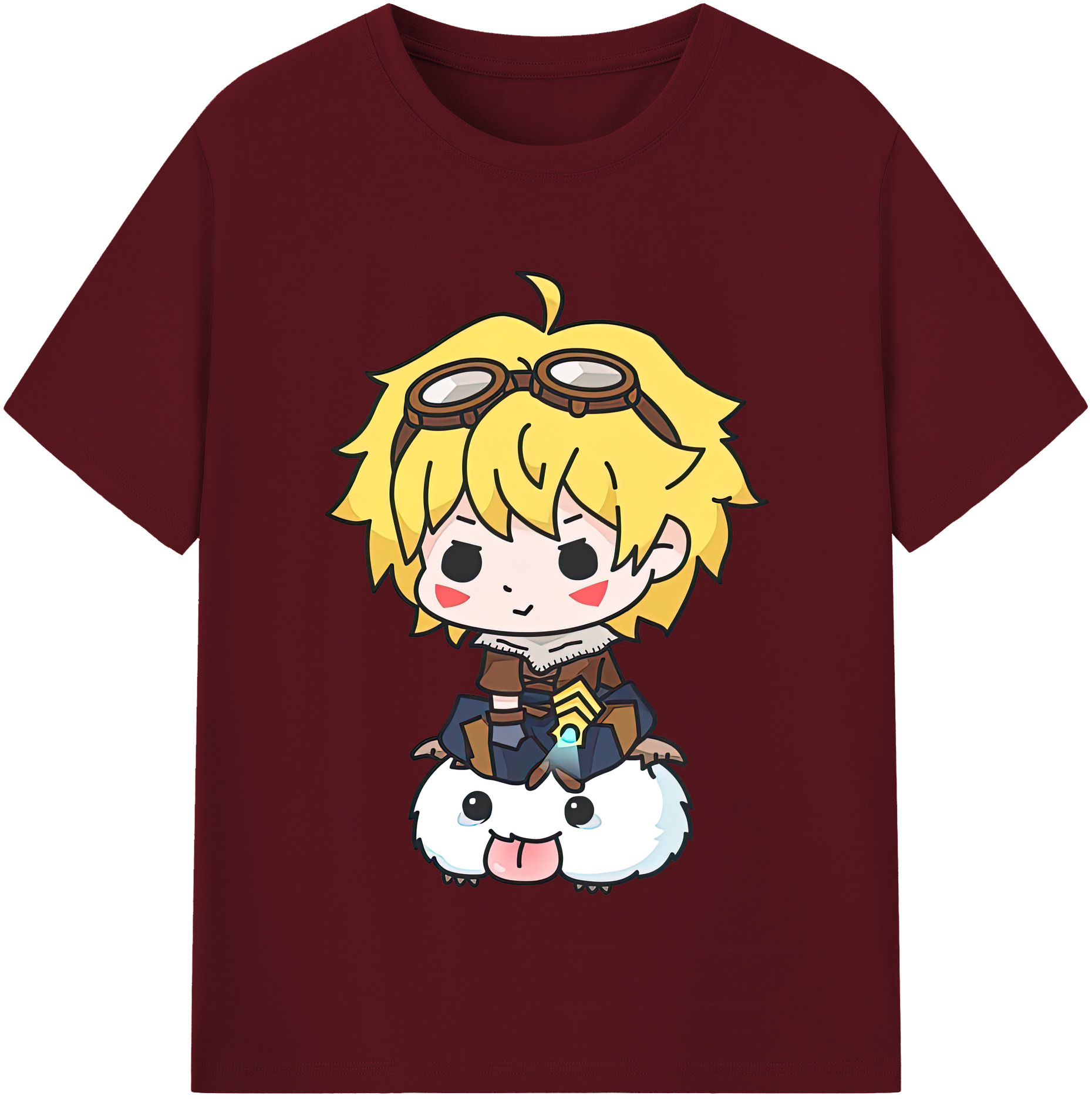 リーグ・オブ・レジェンド League of Legends LOL 綿100％半袖Tシャツ（フロントプリント）